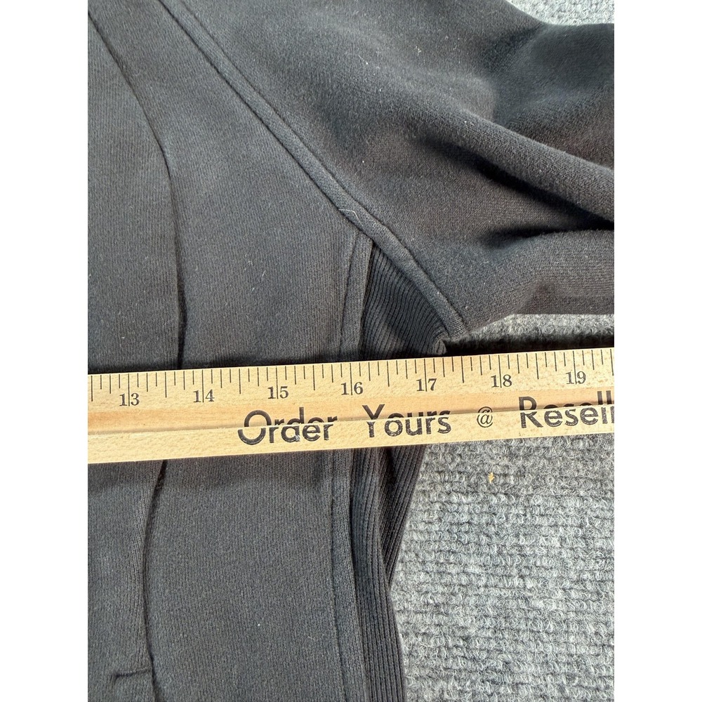 Lululemon Scuba Hoodie Womens Small Black Full‎ Zip Thumbholes Sweatshirt Logo - Picture 9 of 13